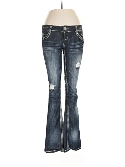Pre-owned Almost Famous Jeans In Silver