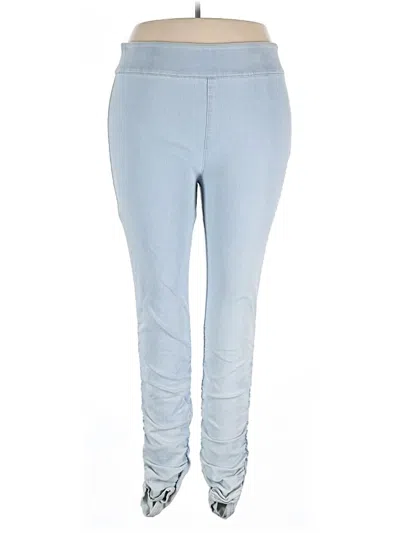 Pre-owned Almost Famous Jeggings In Blue