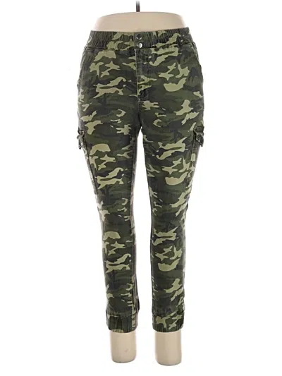 Pre-owned Almost Famous Jeggings In Green
