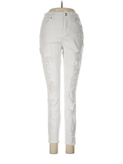 Pre-owned Almost Famous Jeggings In Ivory