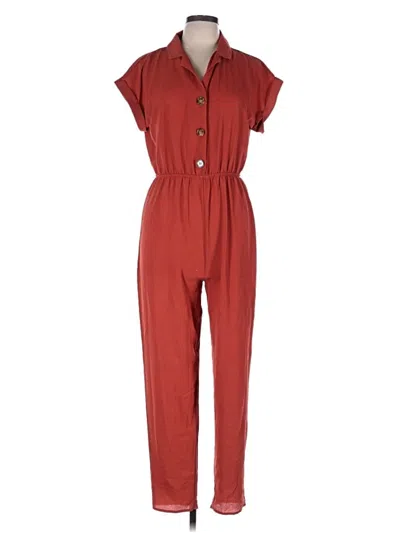 Pre-owned Almost Famous Jumpsuit In Red