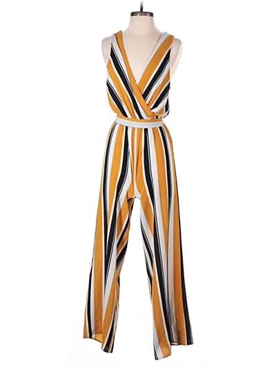 Pre-owned Almost Famous Jumpsuit In Yellow