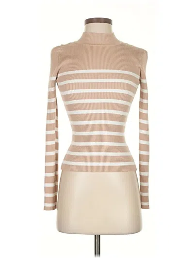 Pre-owned Almost Famous Long Sleeve Turtleneck In Brown