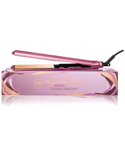 Almost Famous Maxlength 1 Flat Iron With Rose Gold Titanium Plates - Blush Pink