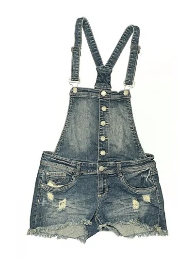 Pre-owned Almost Famous Overall Shorts In Blue
