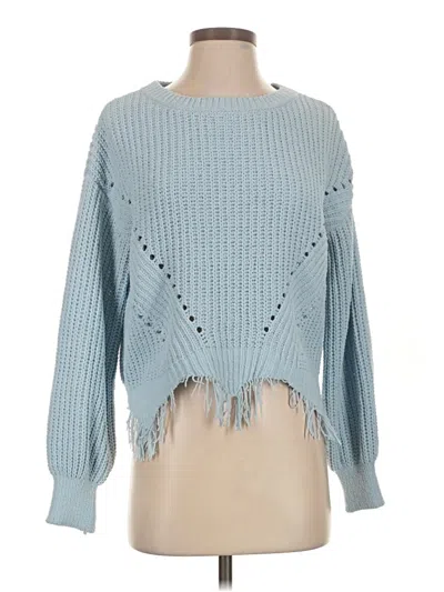 Pre-owned Almost Famous Pullover Sweater In Blue