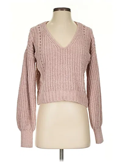 Pre-owned Almost Famous Pullover Sweater In Pink