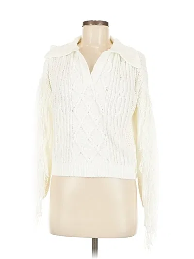 Pre-owned Almost Famous Pullover Sweater In White