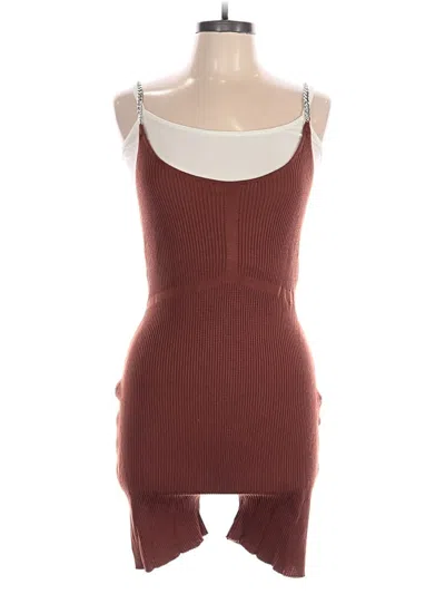 Pre-owned Almost Famous Romper In Brown