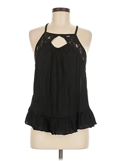 Pre-owned Almost Famous Sleeveless Blouse In Black