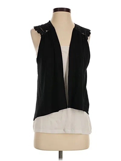 Pre-owned Almost Famous Sleeveless Blouse In Black