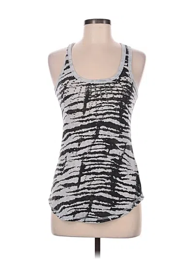 Pre-owned Almost Famous Sleeveless Top Silver Halter Neckline Tops