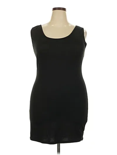 Pre-owned Almost Famous Tank Top Black Strapless Neckline Tops