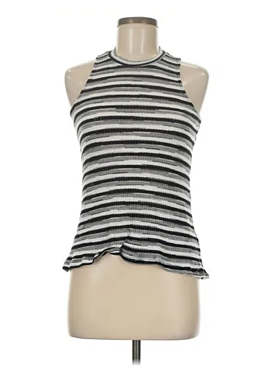 Pre-owned Almost Famous Tank Top Silver Halter Neckline Tops