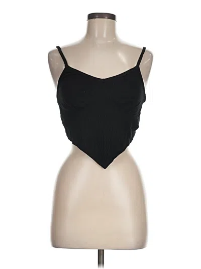 Pre-owned Almost Famous Tube Top Black Strapless Neckline Tops