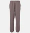 Alo Yoga Accolade Cotton-blend Sweatpants In Purple
