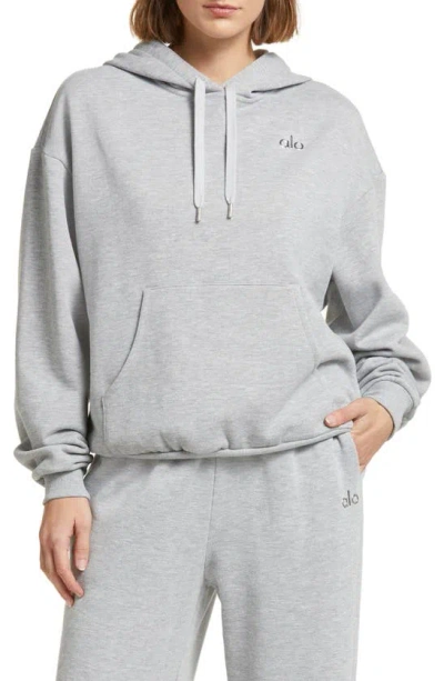 Alo Yoga Accolade Hoodie In Steel Grey