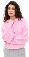 Alo Yoga Womens Sweet Pink Accolade Kangaroo-pocket Cotton-blend Hoody In Sweet Pink