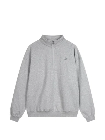 Alo Yoga Accolade Quarter-zip Sweatshirt In Gray