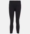Alo Yoga Airbrush Cropped Leggings In Black