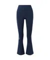 Alo Yoga Airbrush Flared Leggings In Blue
