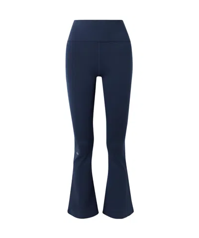 Alo Yoga Airbrush Flared Leggings In Blue