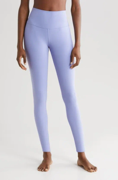 Alo Yoga Alo Airbrush High Waist 7/8 Leggings In Lilac Blue