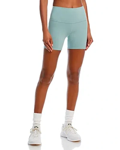 Alo Yoga Airbrush High Waist Biker Shorts In Botanical Green | ModeSens