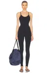 Alo Yoga Womens Black One And Done Camisole Stretch-jersey Unitard In Black