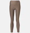 Alo Yoga Alo Airlift High Waist 7/8 Leggings In Brown