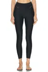 Alo Yoga Airbrush Tech Lift High Waist Leggings In Black