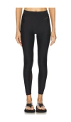 Alo Yoga Rebel Mesh-trimmed Airlift Leggings In Black