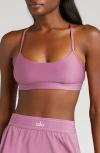 Alo Yoga Airlift Intrigue Sports Bra In Soft Mulberry