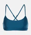 Alo Yoga Airlift Intrigue Sports Bra In Blue