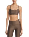 Alo Yoga Airlift Intrigue Bra In Olive Tree