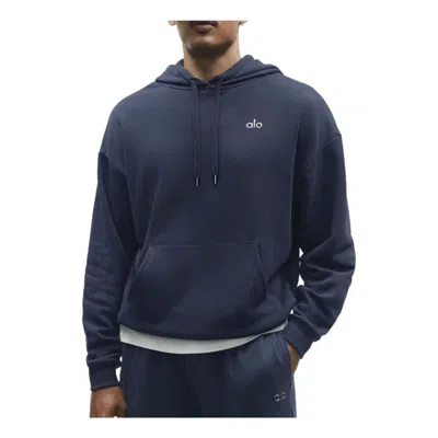 Alo Yoga Alo Accolade Hoodie 'navy' In Blue