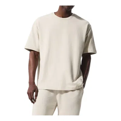 Alo Yoga Alo Double Take T-shirt 'bone' In Neutral