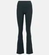 Alo Yoga Airbrush High-rise Bootcut Pants In Green