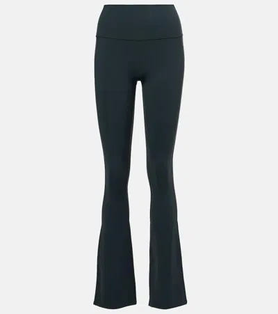Alo Yoga Airbrush High-rise Bootcut Pants In Green