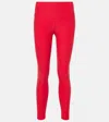 Alo Yoga Alosoft High-rise Technical Leggings In Red
