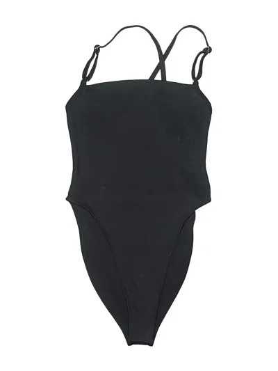 Pre-owned Alo Yoga Bodysuit In Black