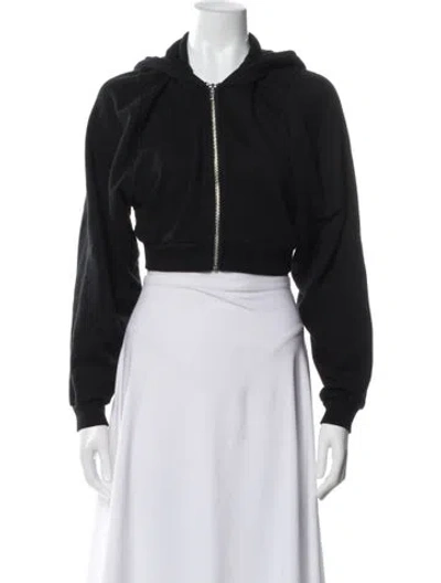 Pre-owned Alo Yoga Bomber Jacket In Black