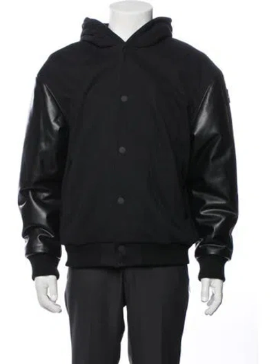 Pre-owned Alo Yoga Bomber Jacket In Black