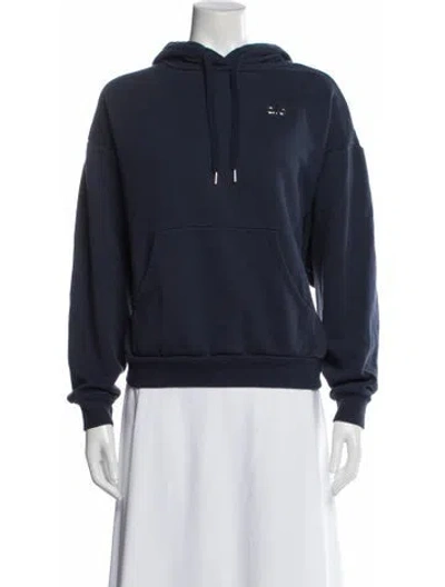 Pre-owned Alo Yoga Bomber Jacket In Blue