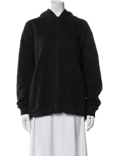 Pre-owned Alo Yoga Bomber Jacket In Gray