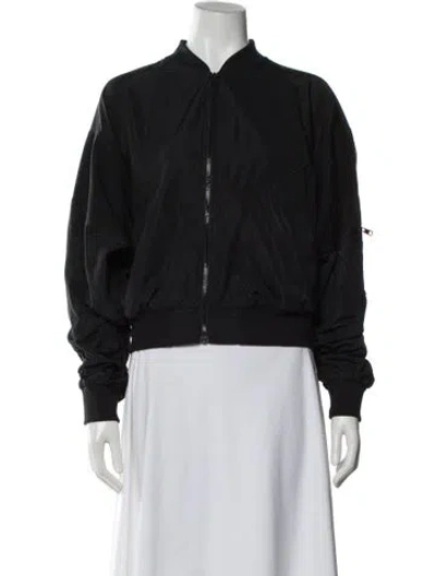 Pre-owned Alo Yoga Bomber Jacket In Gray