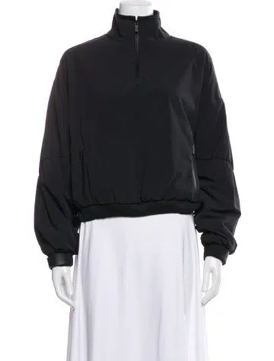 Pre-owned Alo Yoga Bomber Jacket In Gray