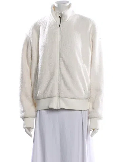 Pre-owned Alo Yoga Bomber Jacket In Neutral