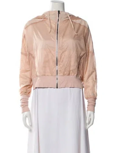 Pre-owned Alo Yoga Bomber Jacket In Pink