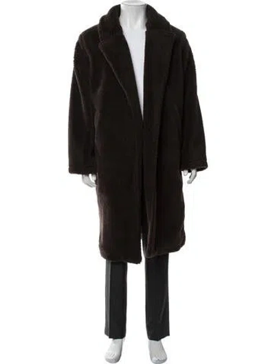 Pre-owned Alo Yoga Coat In Brown